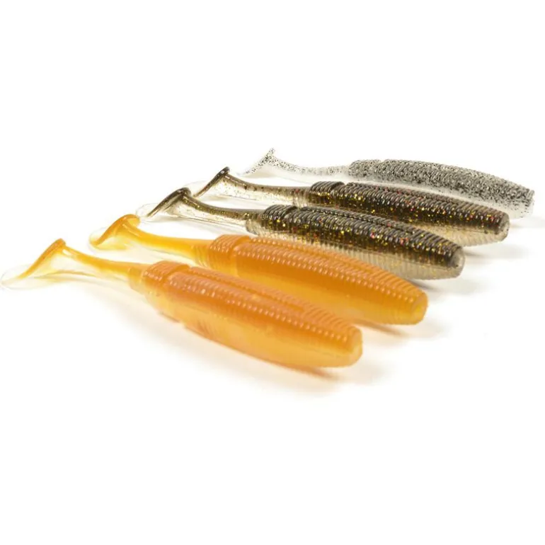 Pack 15 Shad 11.5cm + 6 Têtes Plombées + Boite