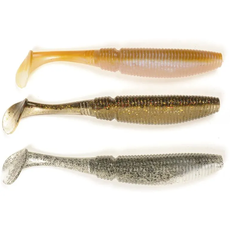 Pack 6 Shad 15cm + 6 Têtes Plombées + Boite