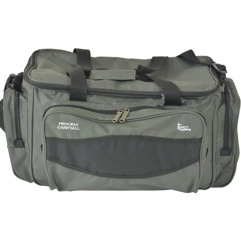 Pack bagagerie team carpfishing carryall process + fourreau holdall 3 cannes