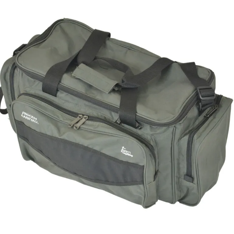 Pack bagagerie team carpfishing carryall process + fourreau holdall 3 cannes