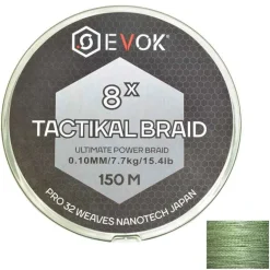 Pack Canne Spinning Evok Invictus V2 2.26m, 3-10g + Moulinet Evok Invictus 2500FD + Tresse Evok Tactikal Braid 0.10mm