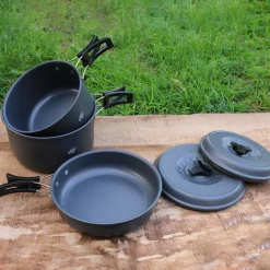 Pack Cooking Logistik Lite Stove + Logistik Kettle + Logistik Cookware set