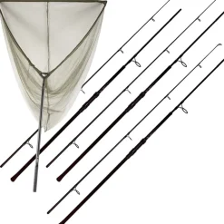 Pack de 3 cannes Nomad Xtr 10' 3 Lbs + 1 épuisette Nomad Xtr Landing Net
