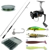 Pack Major Craft Kahory Spinning Combo 2.29m, 7-35g + tresse + boite + leurres