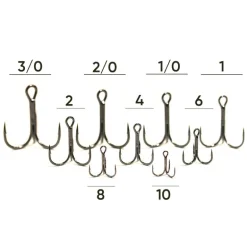 Pack Montage Stingers Vertical S (leurres 10 -12 cm)