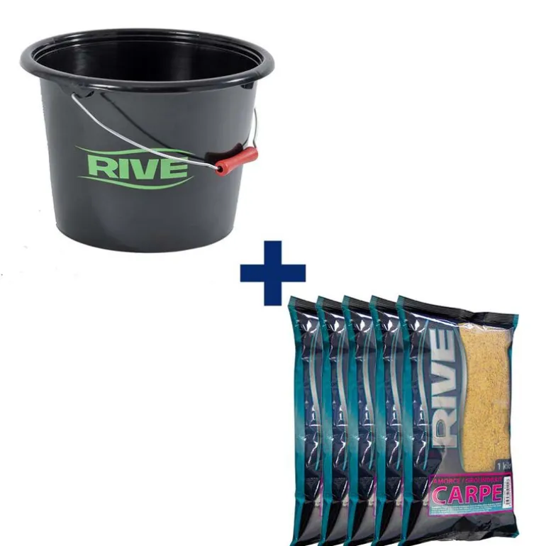 Pack Seau + 5kg d'Amorce Carpe