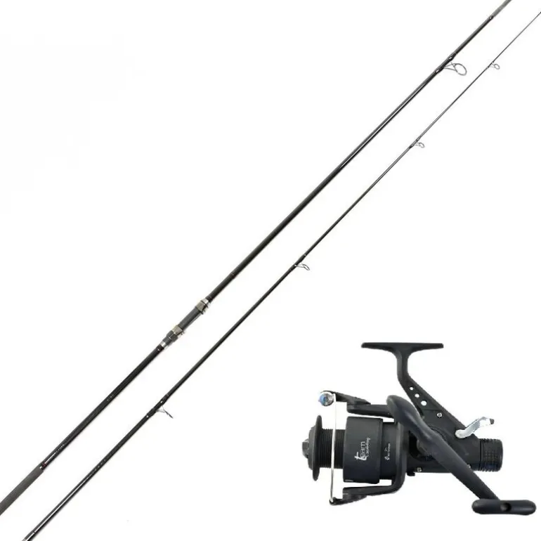 Pack team carpfishing pêche carpe 3 cannes + 3 moulinets débrayables + fourreau