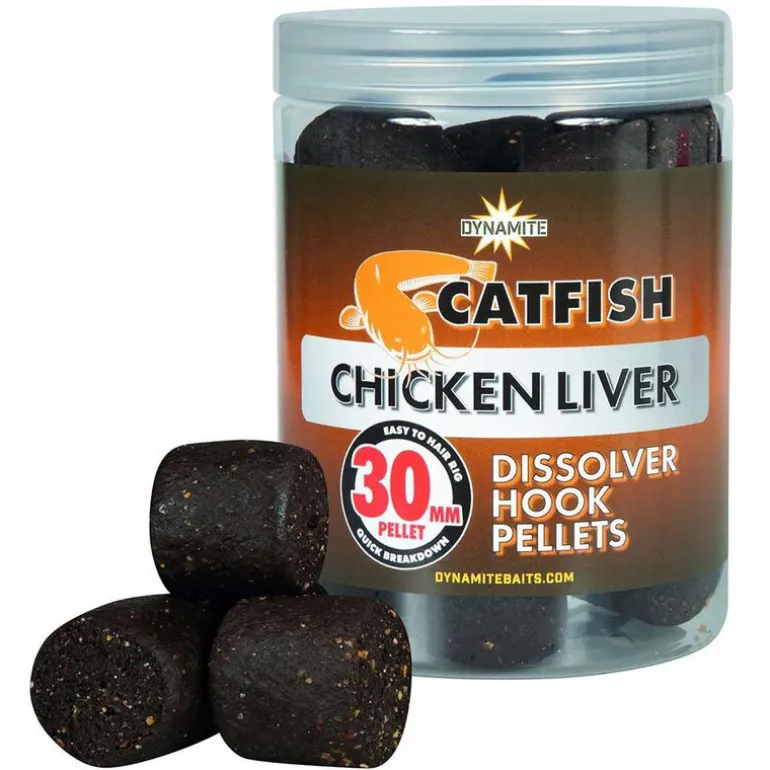 Pellet Dynamite Baits Dissolver Hook Pellets Chicken Liver 30mm