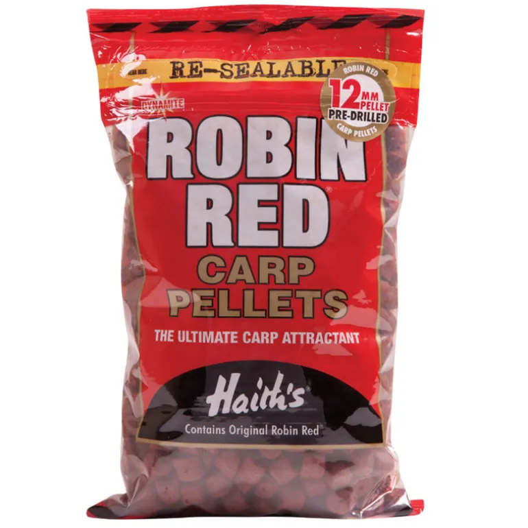 Pellets d'amorçages carpe dynamite baits robin red carp pellets 900g