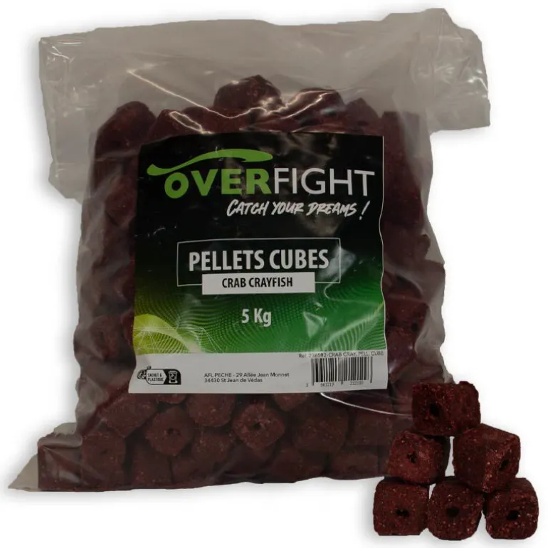 Pellets Overfight Crab Crayfish Pellets Cube 5kg