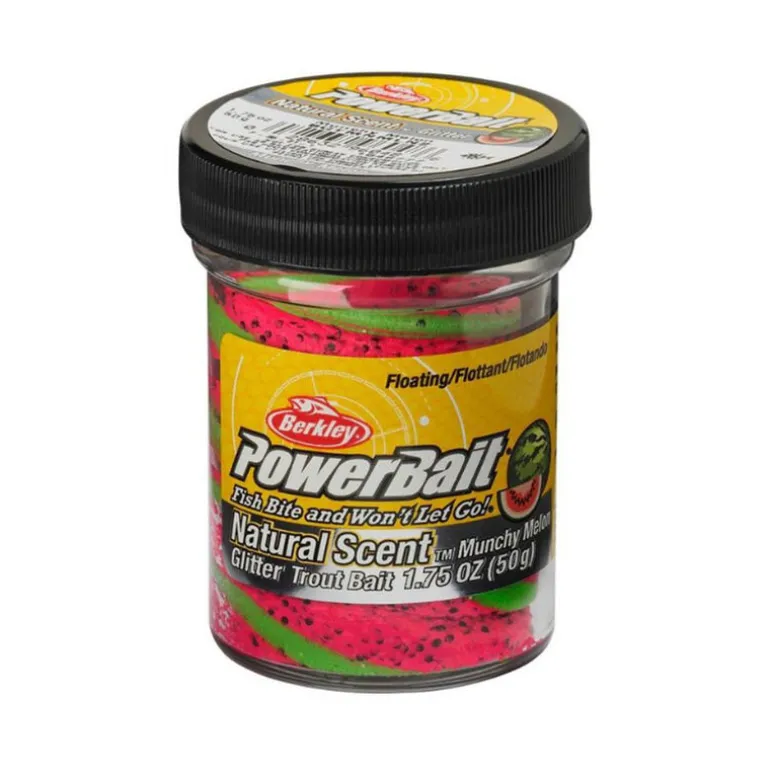Pâte à Truite Berkley PowerBait Trout Dough Fruits Munchy Melon 50g