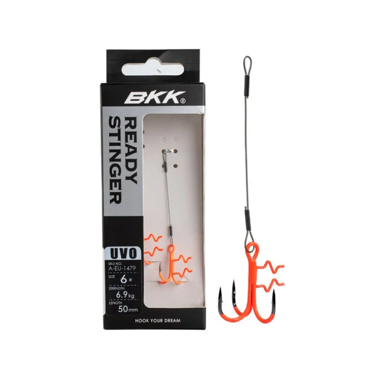 Stinger BKK Assist Spear SS UVO Ready Stinger 7x7 Wire Taille #4 (x2)