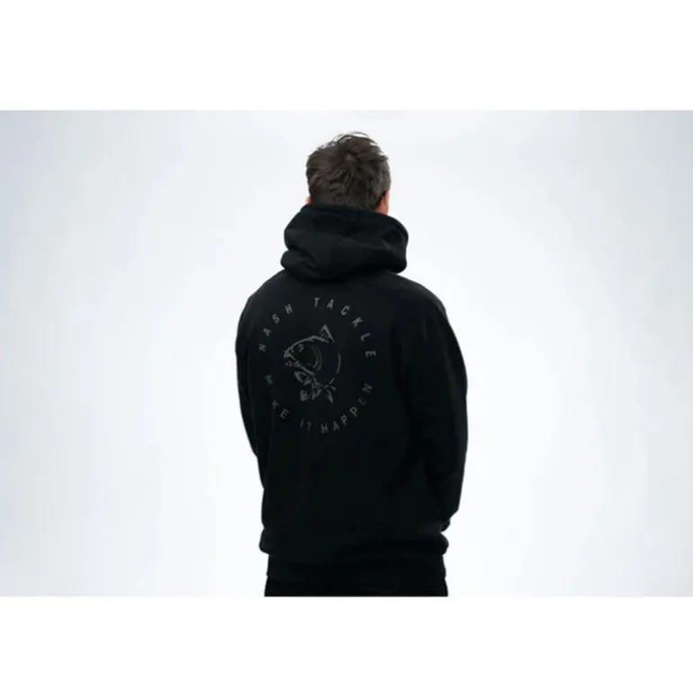 Sweat Nash Make It Happen Carp Logo Hoody Black
