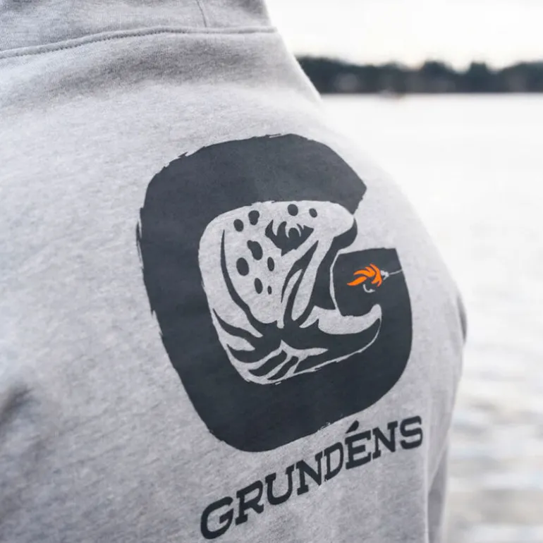 Sweatshirt Grundens G Trout Hoodie Ahtletic Heather