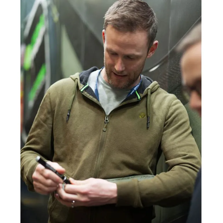 Sweat-shirt korda kore olive zip hoodie