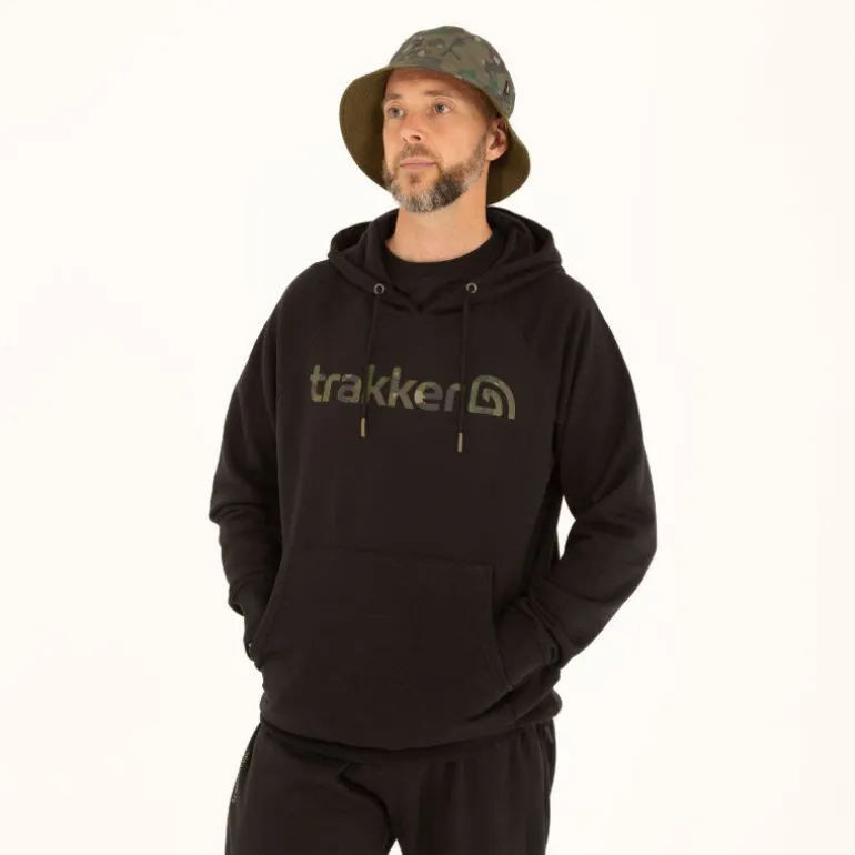 Sweatshirt Trakker CR Logo Hoody Black Camo