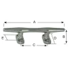 Taquet Plastimo Rond Inox 102mm