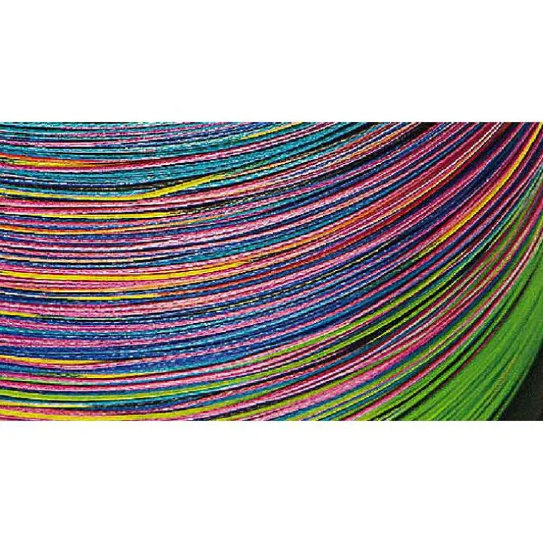 Tresse daiwa jbraid 8 brins multi-color 500m