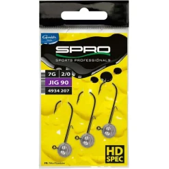 Têtes Plombées Spro Round Jighead HD 90 H1/0 (x3)